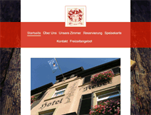 Tablet Screenshot of gasthaus-reber.de